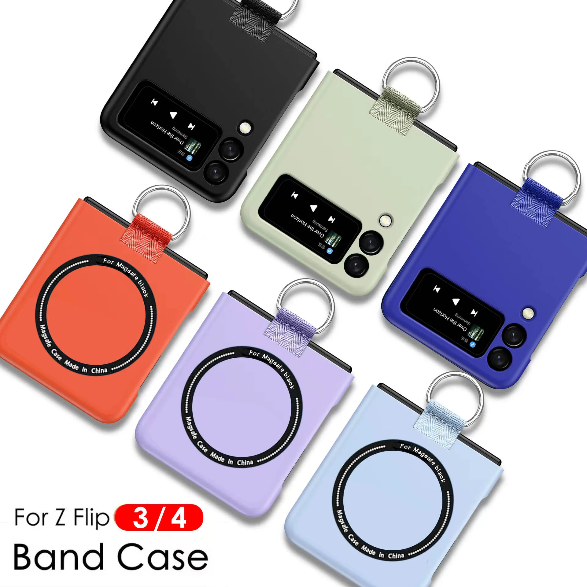 Anti Scratch Mag Safe Ring Case For Samsung Galaxy Z Flip4 Flip3 Featured
