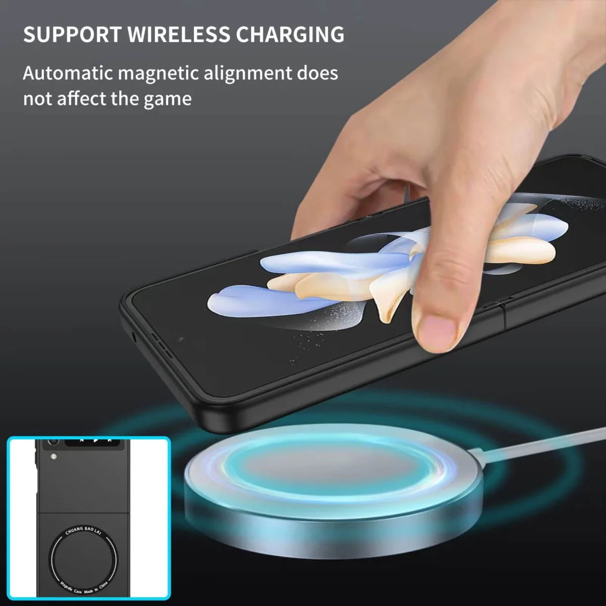 Anti Scratch Mag Safe Ring Case For Samsung Galaxy Z Flip4 Flip3 Gallery 4
