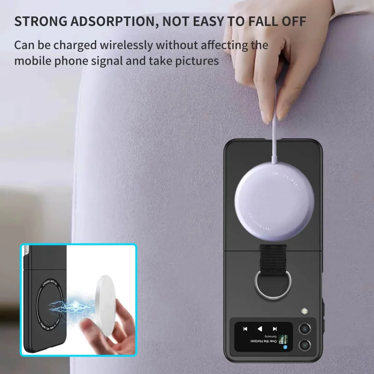 Anti Scratch Mag Safe Ring Case For Samsung Galaxy Z Flip4 Flip3 Gallery 5