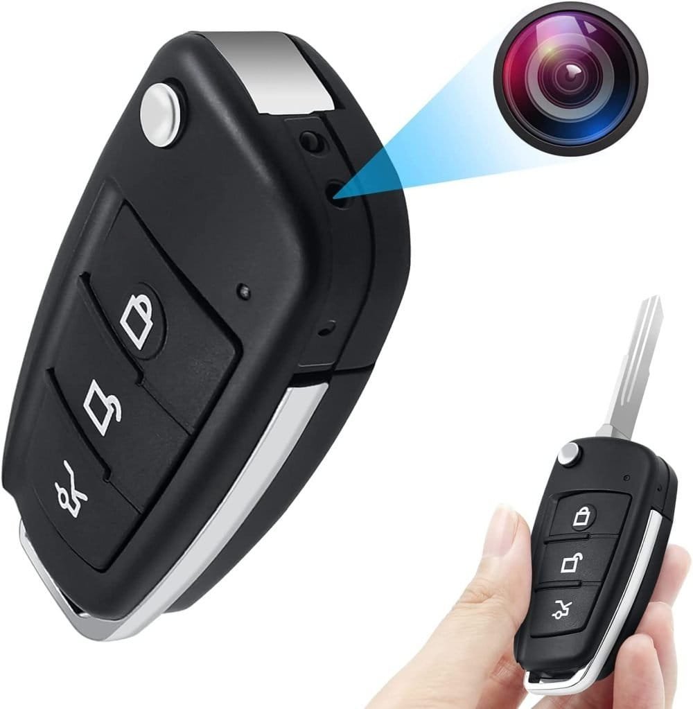 Car Keychain Camera Hd Plus Night Vision Battery Backup Featured
