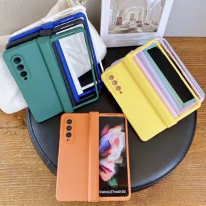 Colour Smash 3 In 1 Combo Phone Case With Hinge Protection For Samsung Galaxy Z Fold3 Fold4 Featured