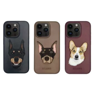 Doggy Savana Series Genuine Barbara Leather Case For Iphone 14 Plus Pro Promax Gallery 1