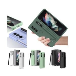 Durable Silicone Case Dual Layer Anti Fall For Galaxy Z Fold 3 4 Featured