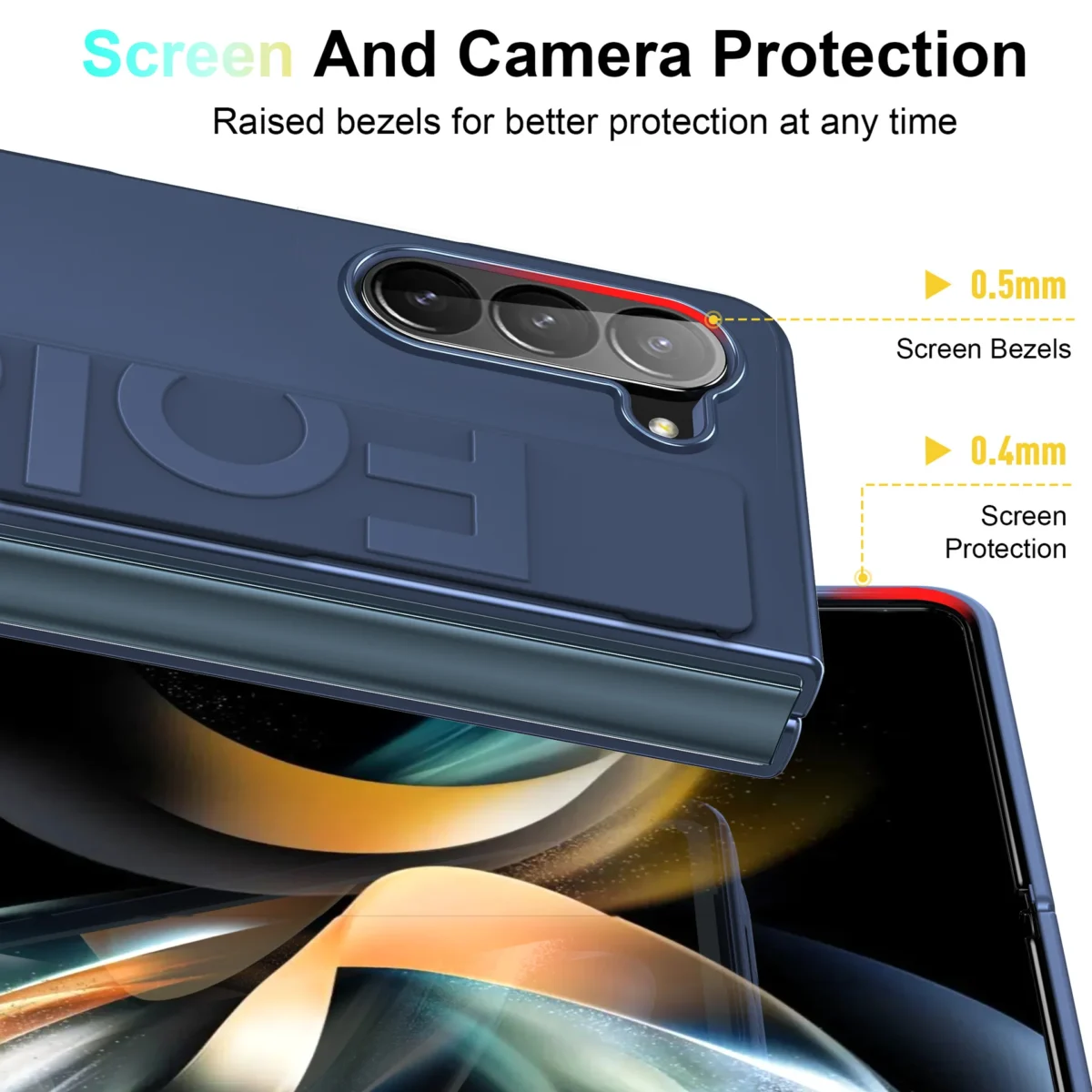 Elastic Wrist Strap Cover For Samsung Galaxy Z Fold 5 Gallery 3
