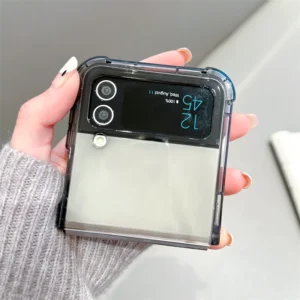 Fashion Transparent Soft Silicone Shockproof Phone Case For Samsung Galaxy Z Flip4 Flip3 Featured
