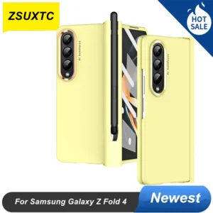 Folding Screen For Samsung Galaxy Z Fold 4 Phone Case Touch Pen Full Protection Shockproof Cover For Samsung Z Fold 4 Fold4 5g Featured