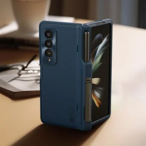 For Samsung Galaxy Z Fold 4 Frosted Shield Bracket Multifunctional Detachable Pen Slot Shockproof Hard Mobile Phone Case Cover Featured