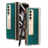 with-pen-green