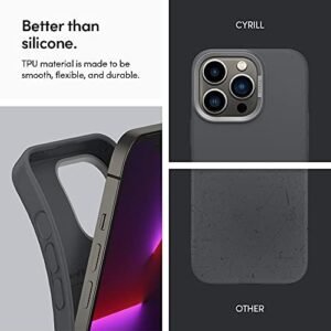 Gaffar India Gaffar India Color Brick Mag for iPhone 13 Pro Case, Black Dark Grey iPhone 13 Pro Back Cover - Dusk
