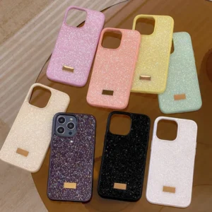 Glitter Crystal Flash Shockproof Case For Iphone15 Iphone14 Iphone13 Pro Max Featured