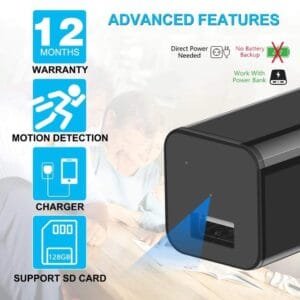 Hd Camera 1080p Maximum 128gb Sd Support Loop Motion Triggered Recording Option Ideal For Home Office Monitoring Featured