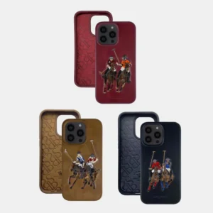 Jockey Series Genuine Barbara Leather Case For Iphone 14 Plus Pro Promax Gallery 2