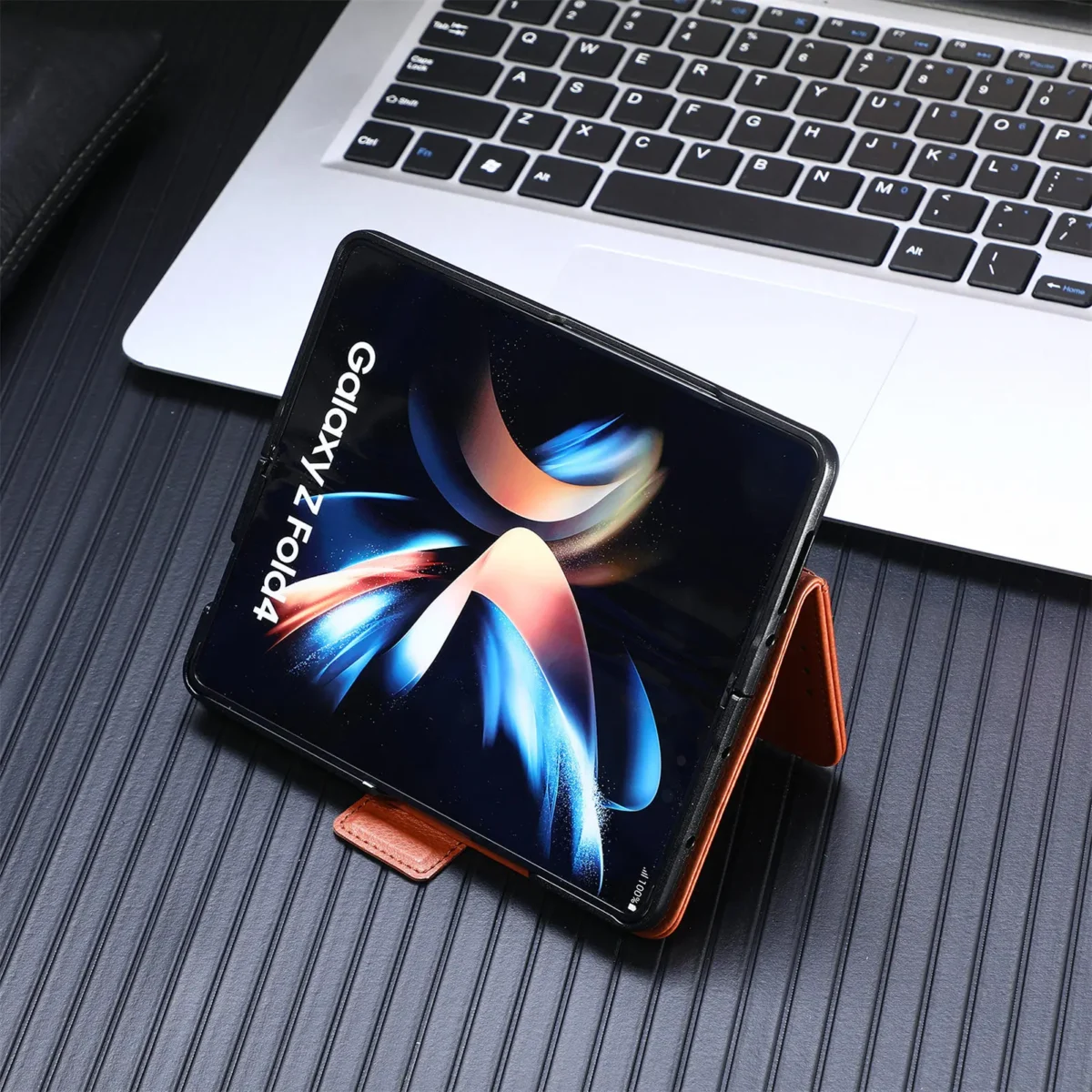 Magnetic Flip Phone Case For Samsung Galaxy Z Fold 5 4 3 Fold Phone Cover Shockproof Phone Cover With Pen Holderexclude Pen Gallery 2