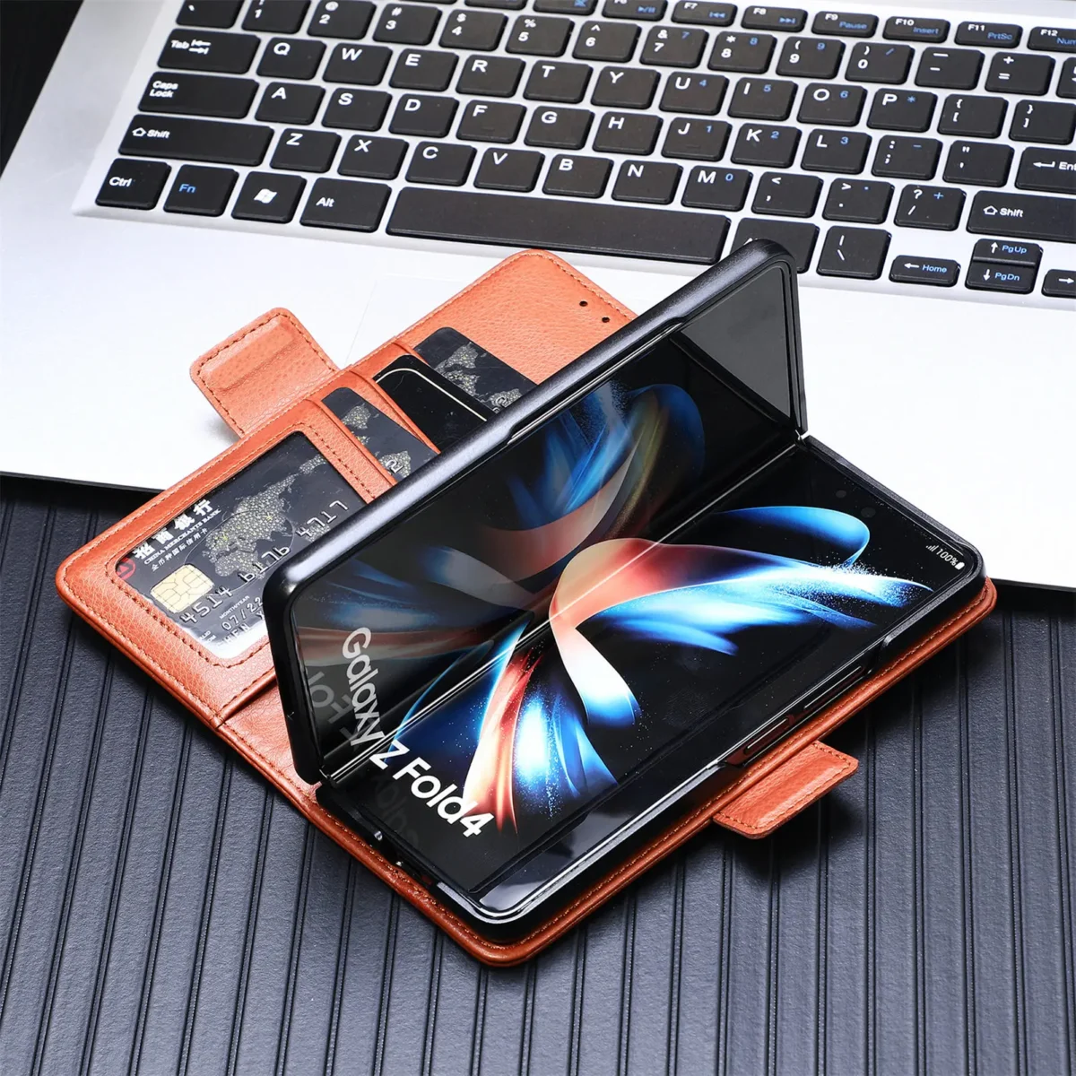Magnetic Flip Phone Case For Samsung Galaxy Z Fold 5 4 3 Fold Phone Cover Shockproof Phone Cover With Pen Holderexclude Pen Gallery 3