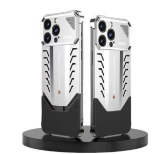 Premium Dual Metal Case For Iphone 14 15 16 Pro Max Heat Dissipation Shockproof Featured