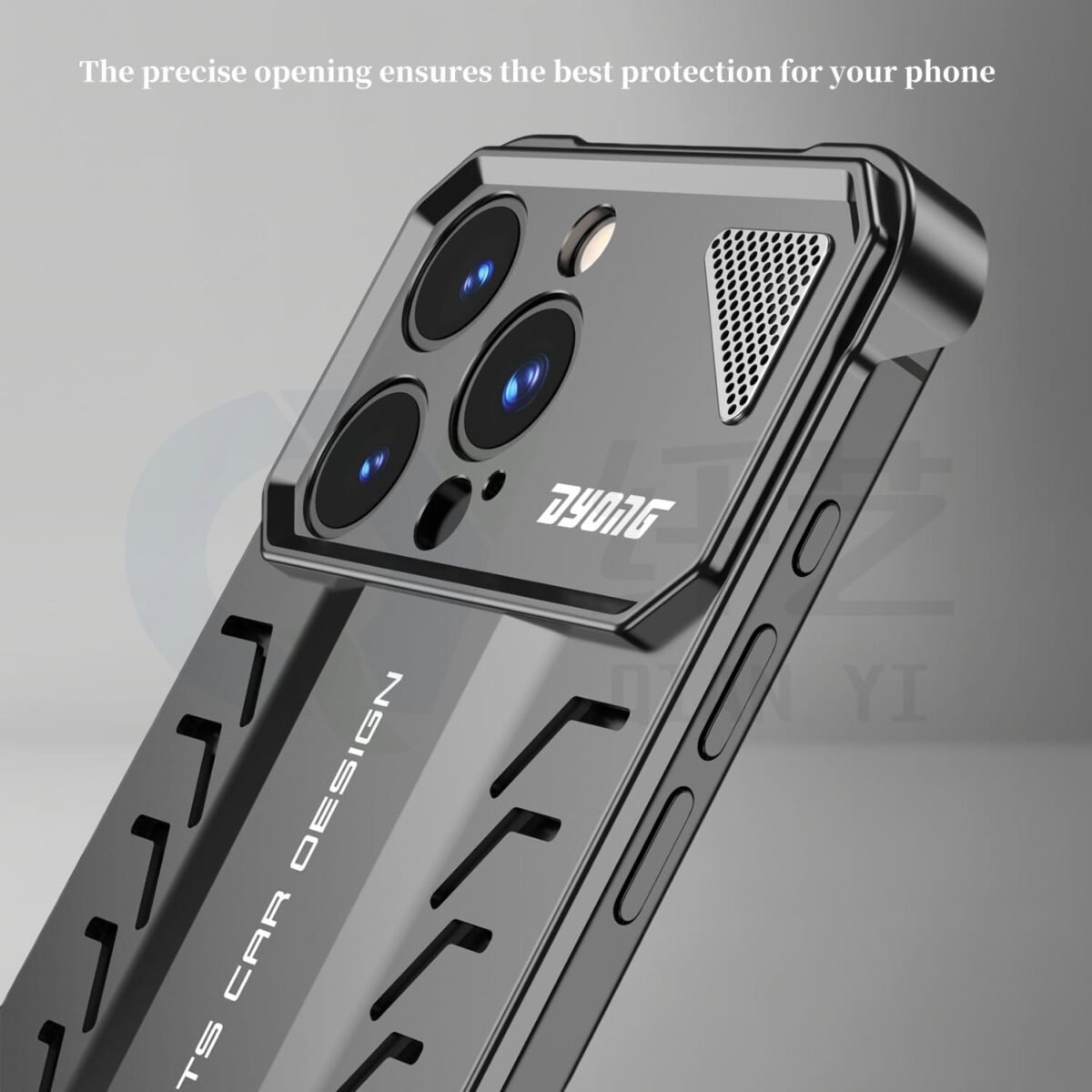 Premium Dual Metal Case For Iphone 14 15 16 Pro Max Heat Dissipation Shockproof Gallery 4