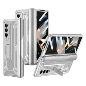 Stand Holder Full Glass Film Case For Samsung Galaxy Z Fold3 Fold4 Fold5 Featured