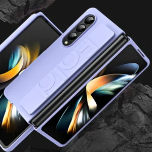 Stretch Band Folding Fall Protection Case For Samsung Galaxy Z Fold3 Fold4 Gallery 5