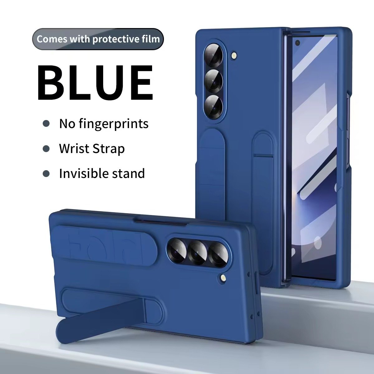 Ultra Slim Pen Shield Case for Galaxy Z Fold 7 Fold 6 Fold 5 Fold 4 – Stand, Pen Slot