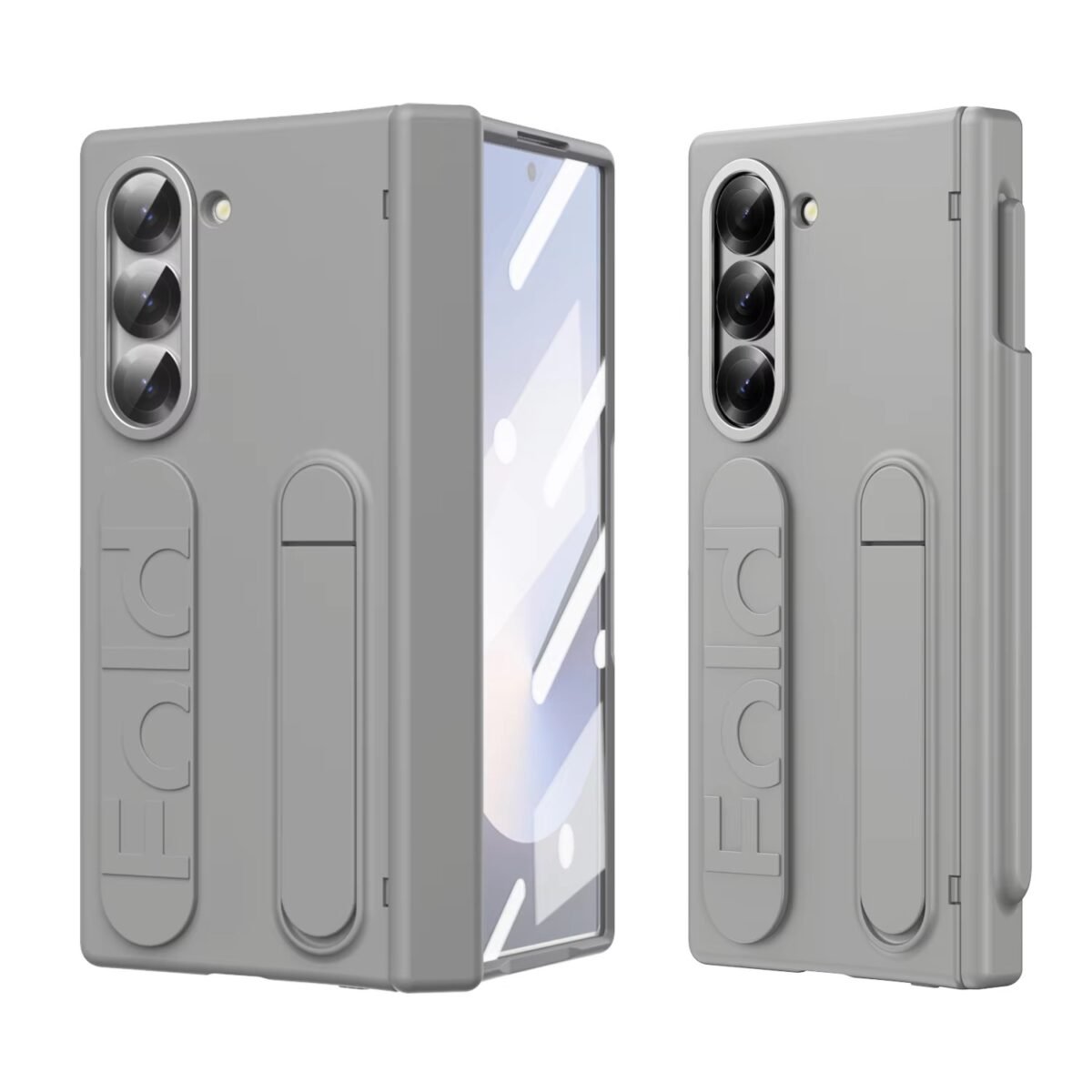 Ultra Slim Pen Shield Case for Galaxy Z Fold 7 Fold 6 Fold 5 Fold 4 – Stand, Pen Slot, Hinge Protection