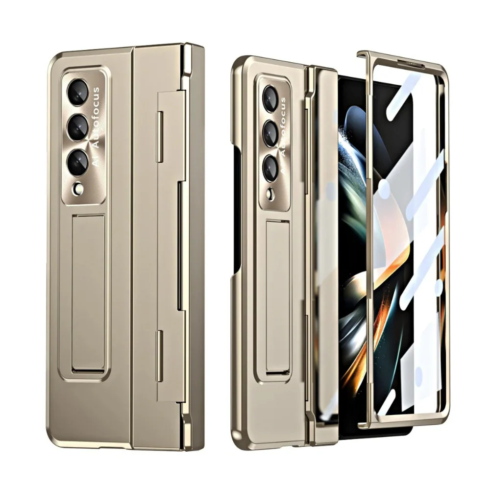 Ultra Guard Armor Case with Pen Slot & Kickstand for Samsung Galaxy Z Fold 6 Fold 5 Fold 4 - With/Without Pen
