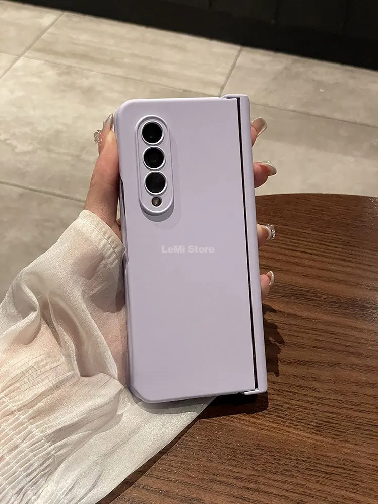 For Samsung Galaxy Z Fold 4 5 Case Skin sensation Phone Case for Z Fold 3 Hinge Protective Cover | Gaffar India