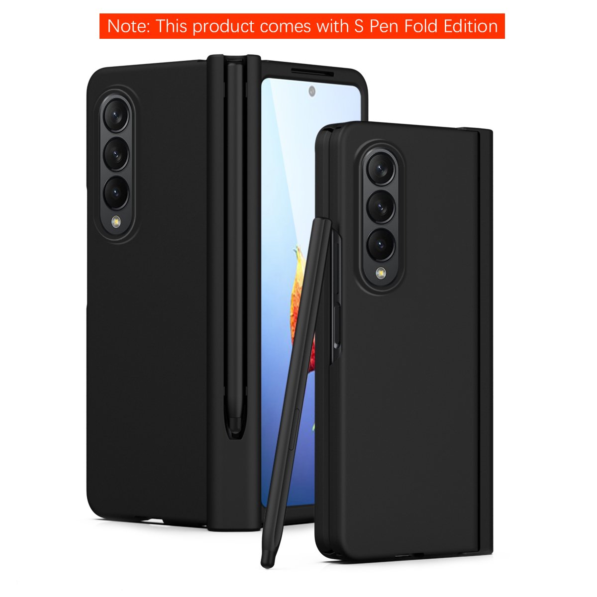 Anti-Knock Glass Protector Film Cases for Samsung Galaxy Z Fold 4 5G Fold3 Fold2 Fold4 Fold 3 2 Zfold4 S Pen Holder Case Cover | Gaffar India