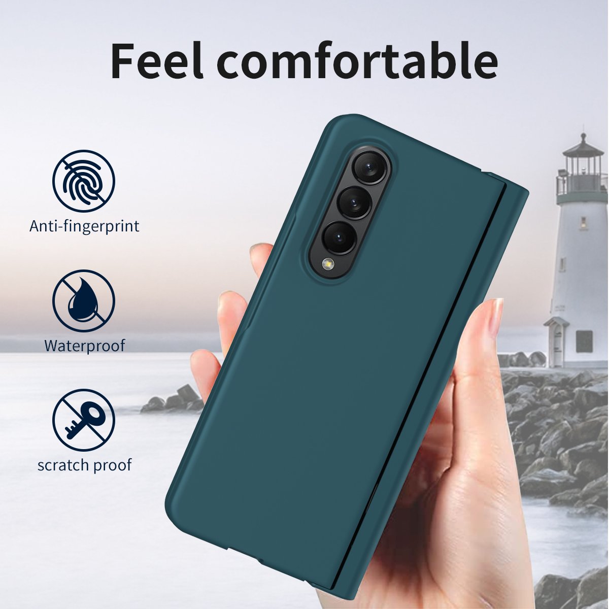 Anti-Knock Glass Protector Film Cases for Samsung Galaxy Z Fold 4 5G Fold3 Fold2 Fold4 Fold 3 2 Zfold4 S Pen Holder Case Cover | Gaffar India