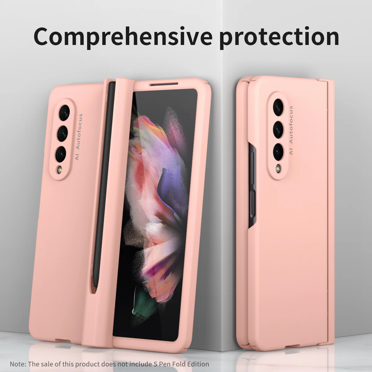 Folding Design Full Body Fashion Funda Case for Samsung Galaxy Z Fold4 5G Fold 4 Fold3 Fold 3 2 Fold2 Zfold4 S Pen Slot Bag