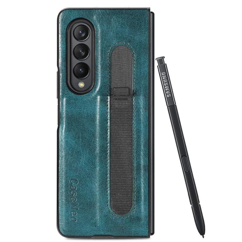 Flip Phone Case For Samsung Galaxy Z Fold 5 4 3 Fold Phone Cover Shockproof Anti-Drop Phone Cover With Pen Holder(Exclude Pen) | Gaffar India
