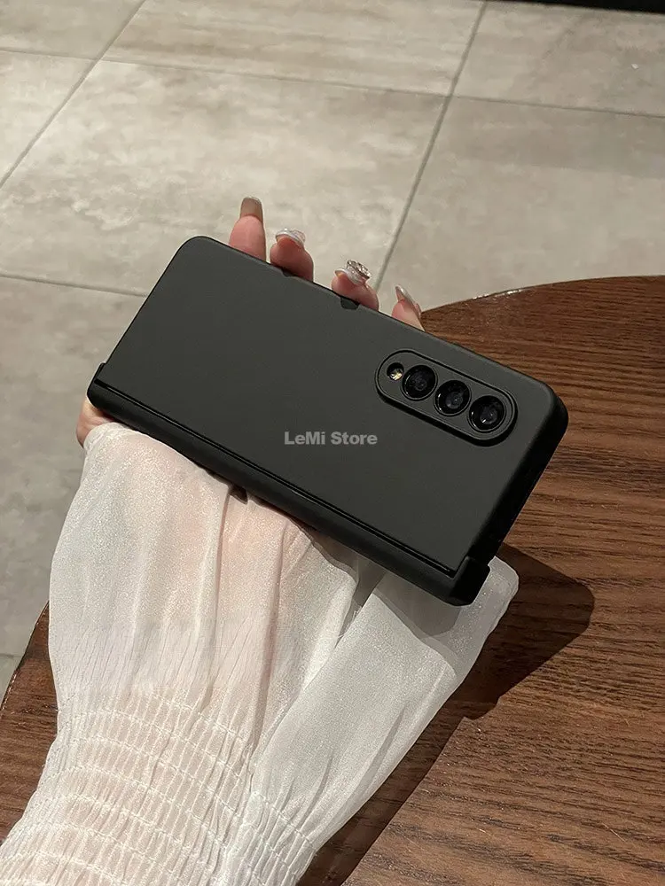 For Samsung Galaxy Z Fold 4 5 Case Skin sensation Phone Case for Z Fold 3 Hinge Protective Cover | Gaffar India