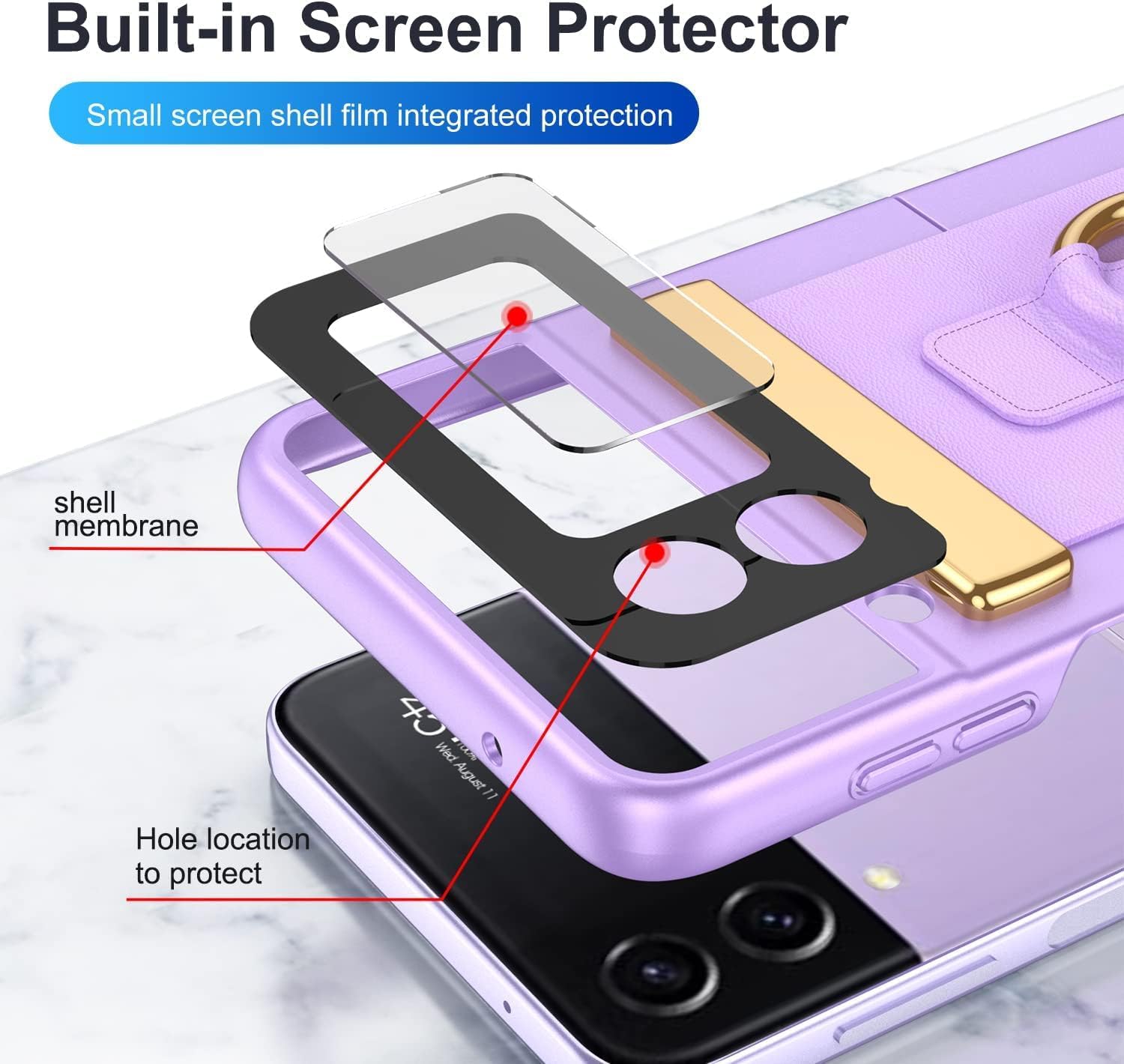 flipkit ultra hybrid premium leatherpolycarbonatemetal