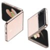 Air Skin Glitter For Samsung Galaxy Z Flip 4 Case, Transparent Galaxy Z Flip 4 Back Cover - Crystal Quartz