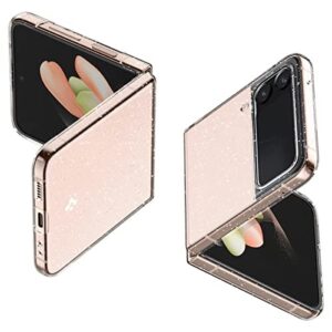 Air Skin Glitter For Samsung Galaxy Z Flip 4 Case, Transparent Galaxy Z Flip 4 Back Cover - Crystal Quartz