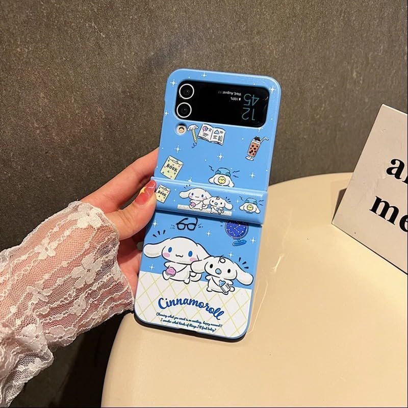 | Wholesale Price at Gaffar India Back Cover Case For Samsung Galaxy Z Flip5 Scratch Resistant Anti-Slip Tpu Shockproof Protective Durablecute Candy Hello Kitty Kuromi Case For Girls & Women - Image 3