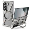 Back Cover Case For Samsung Galaxy Z Fold6 Shockproof Protective Corner Guard Titanium Magnetic Case