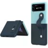 Back Cover For Samsung Galaxy Z Flip 4 / Flip4 5G Ultra-Thin Lightweight Leather Strap Kickstand Anti-Fall Protective Shockproof Back Cover Case