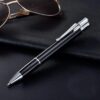 Citaaz Metal Personalized Ballpoint Pen Lighter- Red Or Green Flame Refillable Windproof Butane Gas Lighter