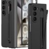 Contrast Ulta Thin PC Case For Samsung Galaxy Z Fold 6 | Inbuilt S-Pen Holder Stand Hybrid Back Cover
