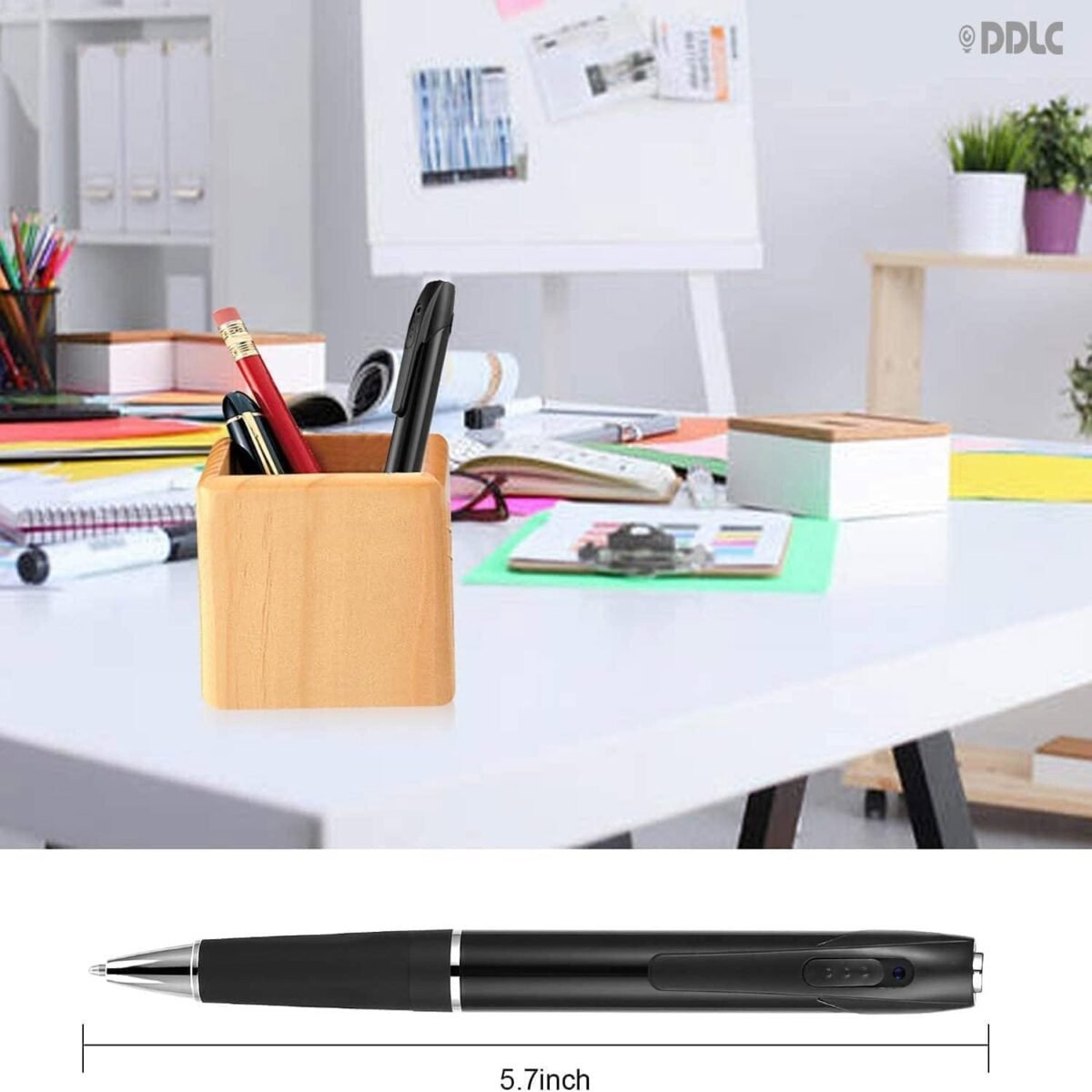 Ddlc 1080P Full Hd Pen Camera 100 Minutes Pen Battery Life Pocket Security Indoor Outdoor Body Camera With Video Audio Recording Secret Pen Recorder With Free Otg Cable - Image 2