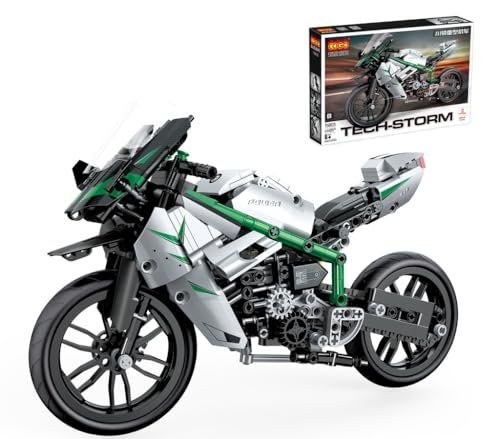 Diy Model Building Kit; Build A Stylish Motorcycle Display Model With This Rewarding Building Set For Kids & Adults; A For Motorcycle Fans