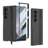 Flex Armor Ultra Hybrid Case for Samsung Galaxy Z Fold 6 Compatible Ultimate Protection: Hinge Protector, S Pen Slider, and Camera Protector with Tempered Glass (Black)