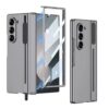 Flex Armor Ultra Hybrid Case for Samsung Galaxy Z Fold 6 Compatible Ultimate Protection: Hinge Protector, S Pen Slider, and Camera Protector with Tempered Glass (Gray)