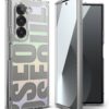 Fusion Design Compatible With Samsung Galaxy Z Fold 6 Case Cover Transparent Non-Slip Hard PC Shockproof Tpu Bumper Protective Phone Case For Z Fold 6 Back Cover - Seoul
