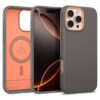 Gaffar India by Nano Pop Mag for iPhone 16 Pro Case [Soft & Dust Free Material] Magnetic Military Grade Drop Protection Back Cover Case for iPhone 16 Pro (TPU and PC | Papaya Gray)