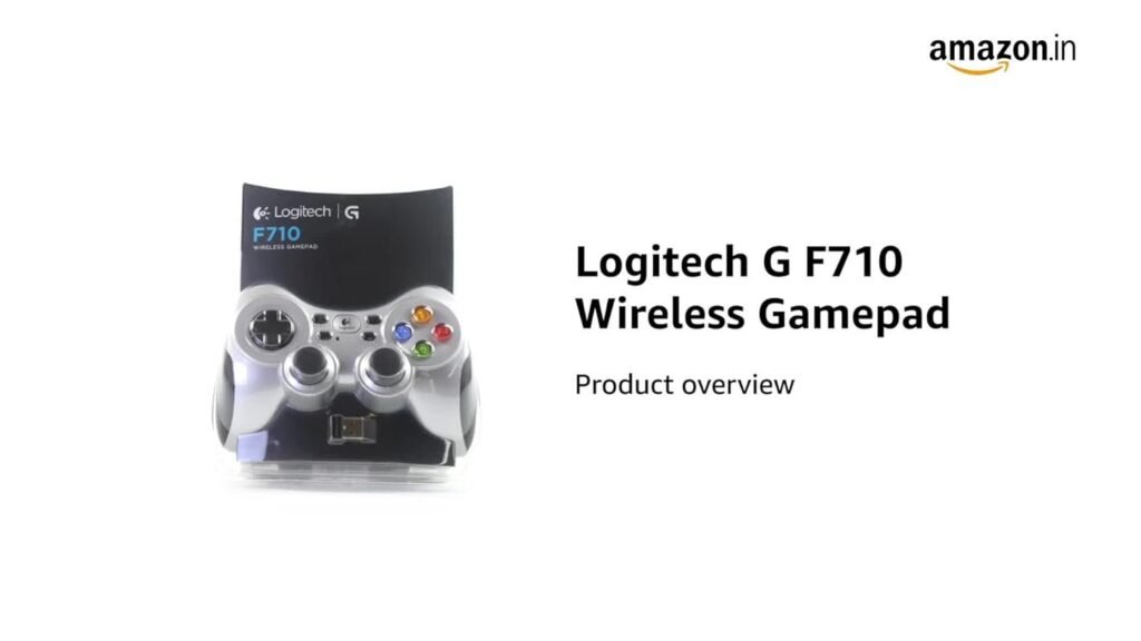 Gaffar India F710 Wireless Gamepad, 2.4 Ghz Wireless With USB Nano ...