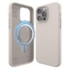 Gaffar India Magnetic Silicone Case Compatible with iPhone 15 Pro Max Case 6.7 Inch Compatible with All MagSafe Accessories - Built-in Magnets, Soft Grip Silicone, Shockproof [Stone]