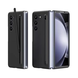 Gaffar India Polycarbonate Ultra Hybrid Premium Case For Samsung Galaxy Z Fold 6-Built-In Compact S Pen,Holder & Storage Slot,Full Protection Case,Sleek & Durable Design (Black)