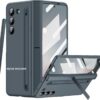 Ultra Hybrid Case with Slim S Pen Holder, Screen Protector, Hinge & Camera Protection, and Kickstand – Thin & Sleek 5G Stand Cover for Galaxy Z Fold 6 – Green
