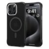 Gaffar India UltraSheer Mag for iPhone 15 Pro Max Case, Semi-Transparent iPhone 15 Pro Max Back Cover - Black